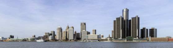 Skyline of detroit, michigan from s 2014-12-07