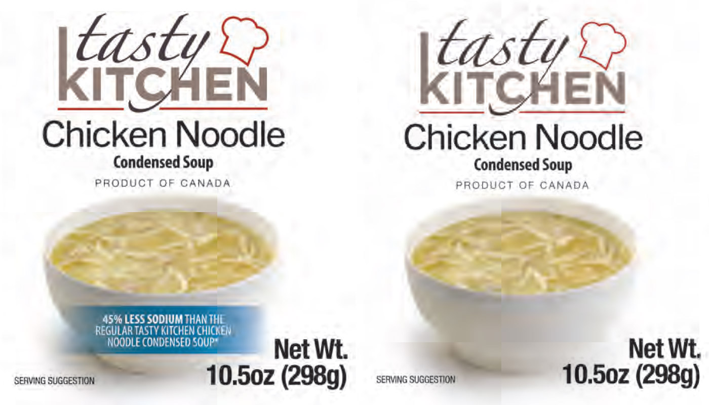 Tasty Kitchen Chicken Noodle Soup labels
