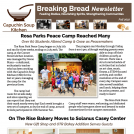 Check out the Fall edition of our “Breaking Bread” newsletter